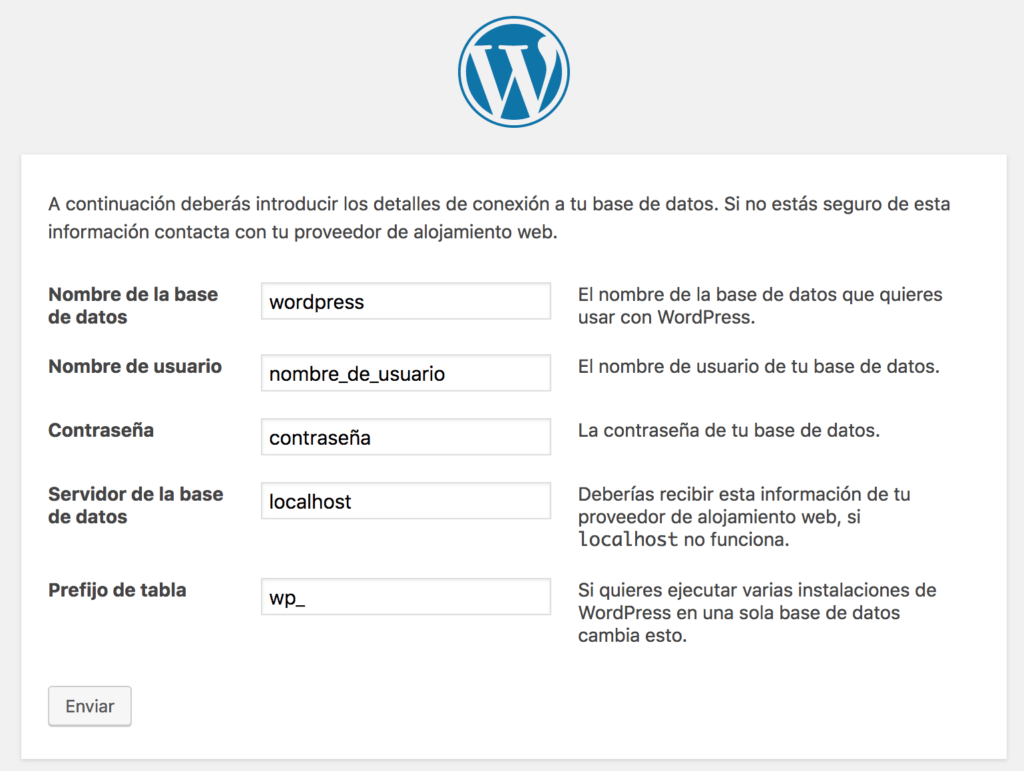 como instalar WordPress
